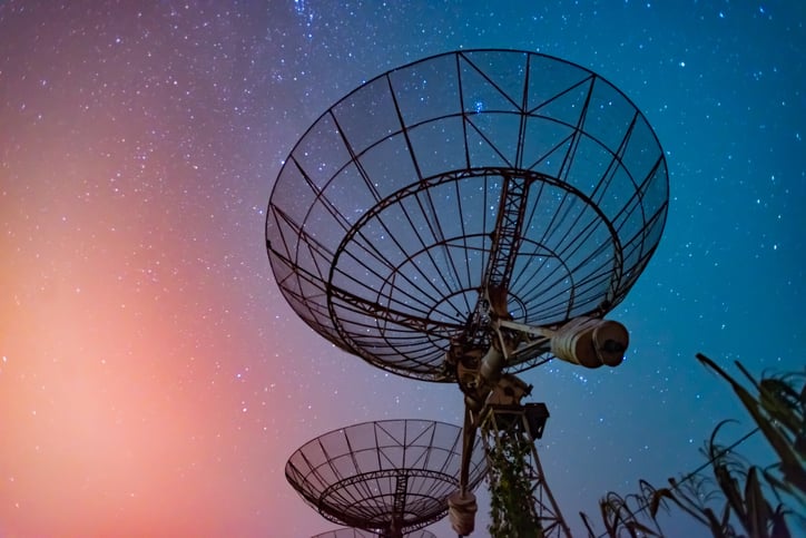 as9100 certification for aerospace manufacturing - night sky